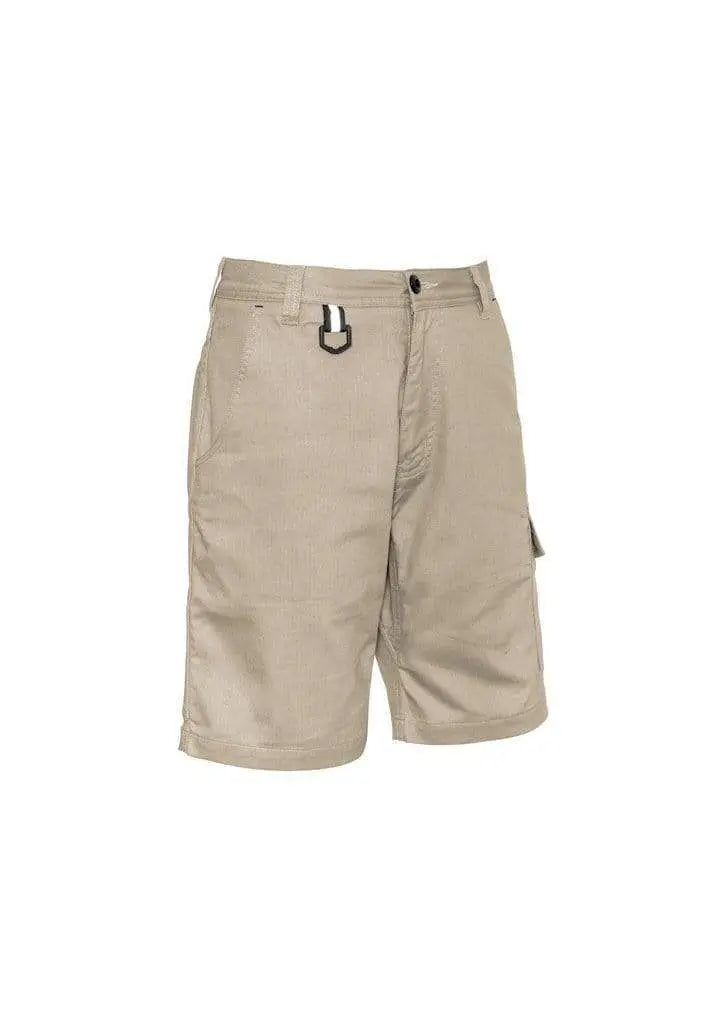 SYZMIK Men’s Rugged Cooling Vented Shorts ZS505 Work Wear Syzmik Khaki 72